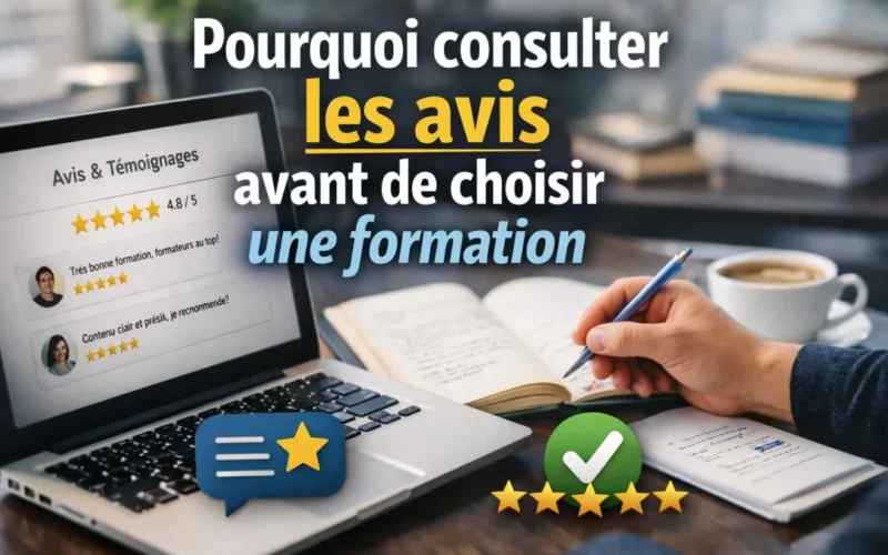 Pourquoi consulter les avis avant de choisir une formation